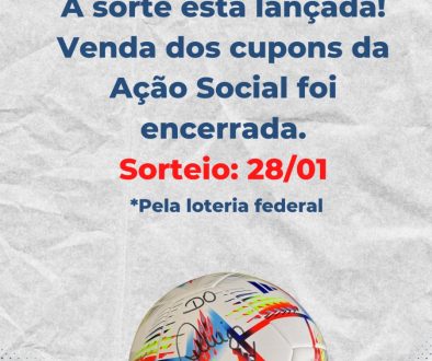 Venda de cupons para a Ação Social Cafuzinhos do Sertão está encerrada